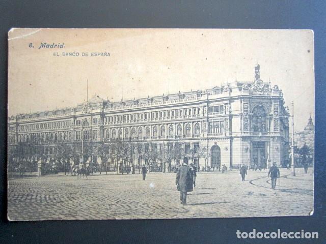 Postales: POSTAL MADRID. EL BANCO DE ESPA&Ntilde;A. - Foto 1