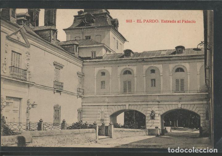 Postcards: EL PARDO-ENTRADA AL PALACIO-803-THOMAS-POSTAL ANTIGUA-(56.889)
