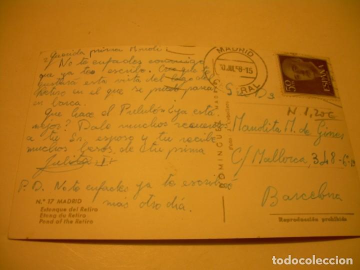 Postales: ANTIGUA POSTAL....MADRID. - Foto 2