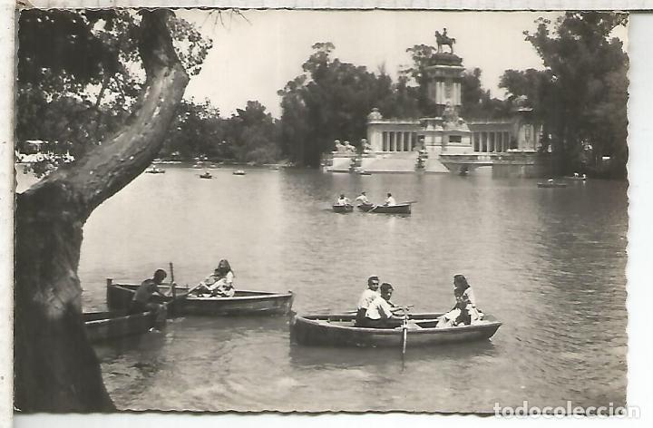Postales: MADRID EL RETIRO ESCRITA - Foto 1