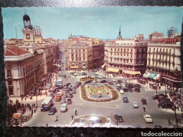 Postales: Postal de Madrid. Puerta del Sol. - Foto 1