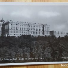 Postales: MADRID PALACIO REAL DESDE EL CAMPO DEL MORO ED. MARGARA 1930