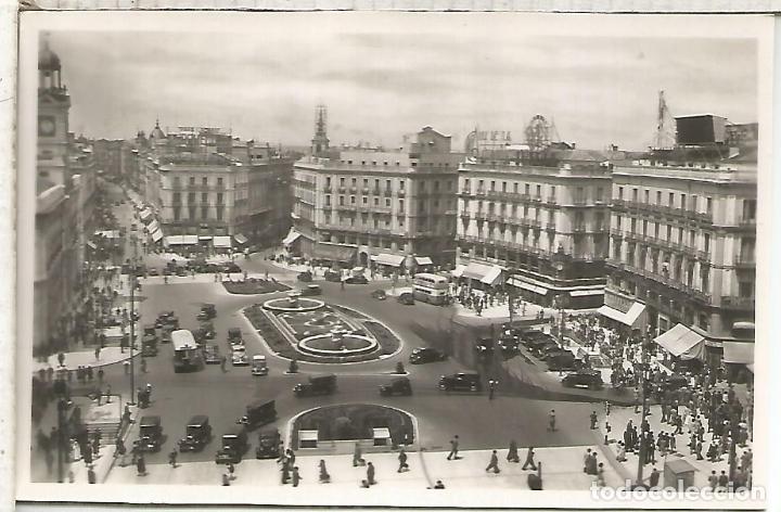 Postales: MADRID PUERTA DEL SOL SIN ESCRIBIR - Foto 1