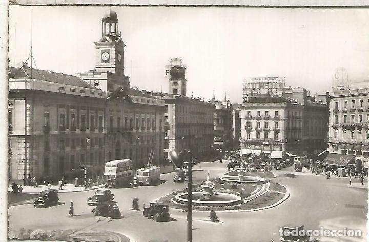 Postales: MADRID PUERTA DEL SOL SIN ESCRIBIR - Foto 1