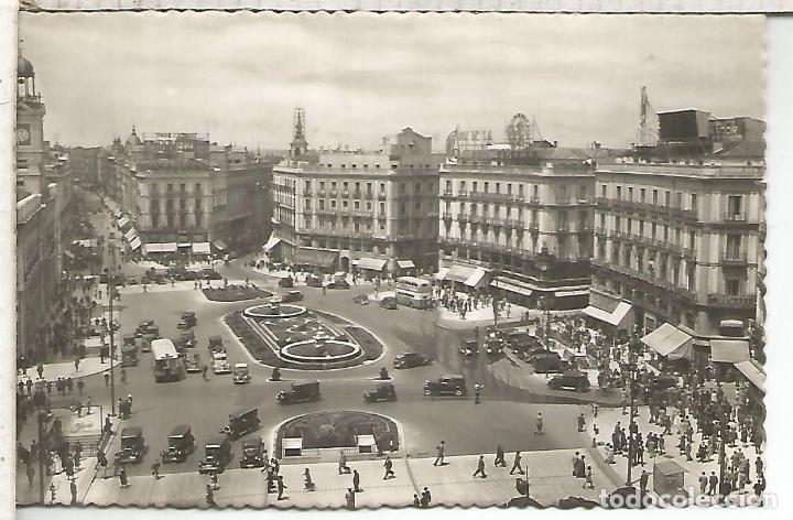 Postales: MADRID PUERTA DEL SOL SIN ESCRIBIR - Foto 1