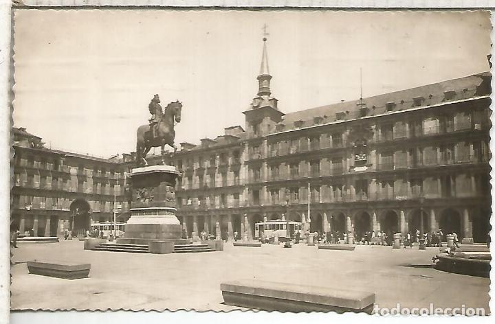 Postales: MADRID PLAZA MAYOR ESCRITA - Foto 1
