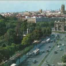 Postales: MADRID, PANORAMICA DE LA CALLE DE ALCALA. Lote 154796282