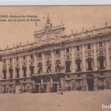Postales: POSTAL MADRID. - PALACIO DE ORIENTE FACHADA, POR LA PLAZA DE ARMAS. (VER MÁS DATOS EN REVERSO).. Lote 155289698
