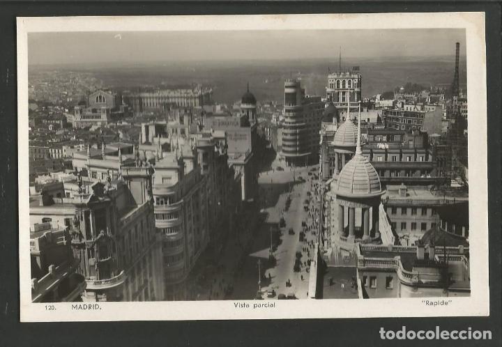 Postcards: MADRID-VISTA PARCIAL-120-FOTOGRAFICA RAPIDE-POSTAL ANTIGUA-(57.807)