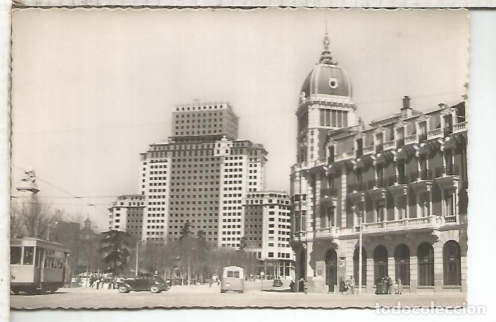 Postales: MADRID PLAZA ESPA&Ntilde;A ESCRITA - Foto 1