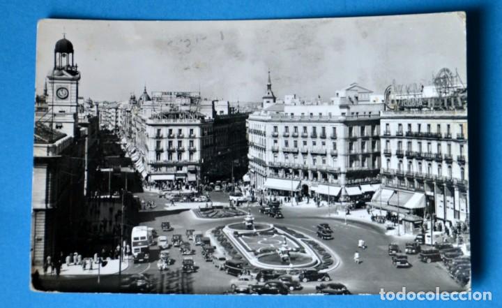 Postales: POSTAL DE MADRID: PUERTA DEL SOL - Foto 1
