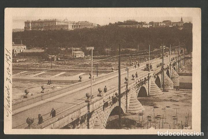 Postcards: MADRID-PALACIO REAL Y PUENTE DE SEGOVIA-HELIOTIPIA KALLMEYER Y GAUTIER-17-VER REVERSO-(59.046)