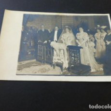 Postales: MADRID 1908 POSTAL FOTOGRAFICA BODA ANA OCHANDO Y RODOLFO DEL CASTILLO IGLESIA DEL SAGRADO CORAZON. Lote 163769578