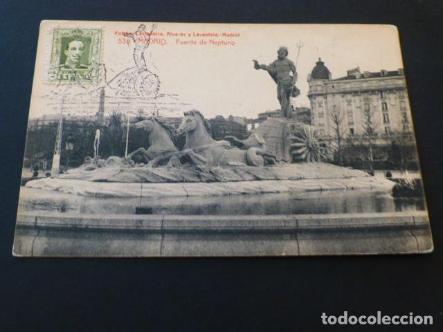 Postales: MADRID FUENTE DE NEPTUNO - Foto 1