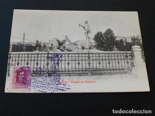 Postales: MADRID FUENTE DE NEPTUNO - Foto 1