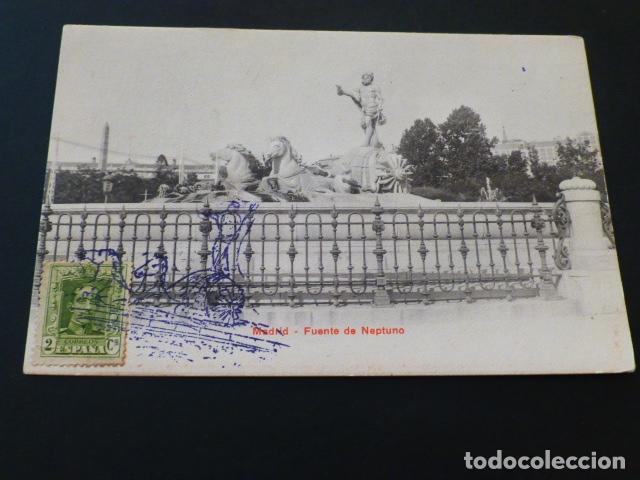 Postales: MADRID FUENTE DE NEPTUNO - Foto 1