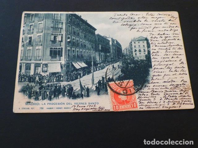 Postales: MADRID LA PROCESION DEL VIERNES SANTO - Foto 1