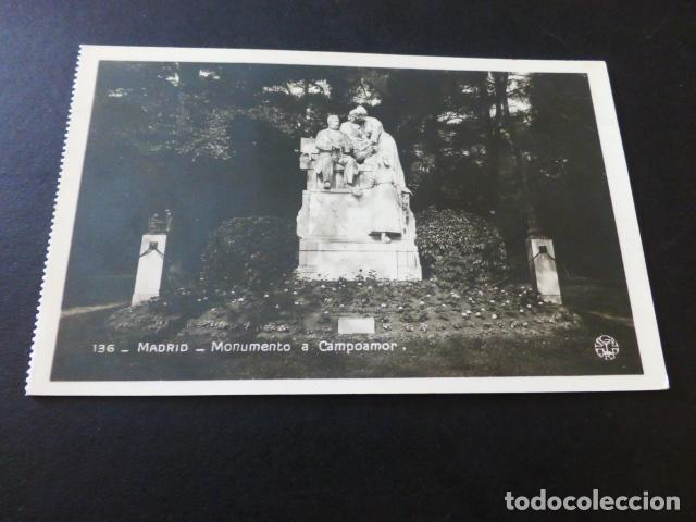 Postales: madrid monumento a campoamor - Foto 1