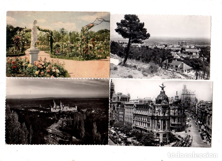 Postales: LOTE DE 4 POSTALES DE MADRID. - Foto 1