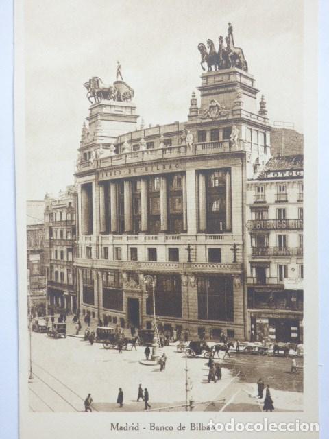 Postales: madrid , banco de bilbao - Foto 1