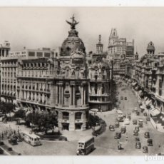 Postales: MADRID. AVENIDA DE JOSÉ ANTONIO. COCHES / AUTOBUSES. AÑO 1959.. Lote 164906110