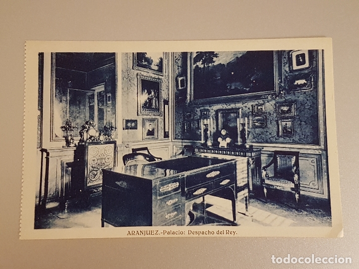 Postales: Aranjuez Madrid palacio despacho del rey - Foto 1
