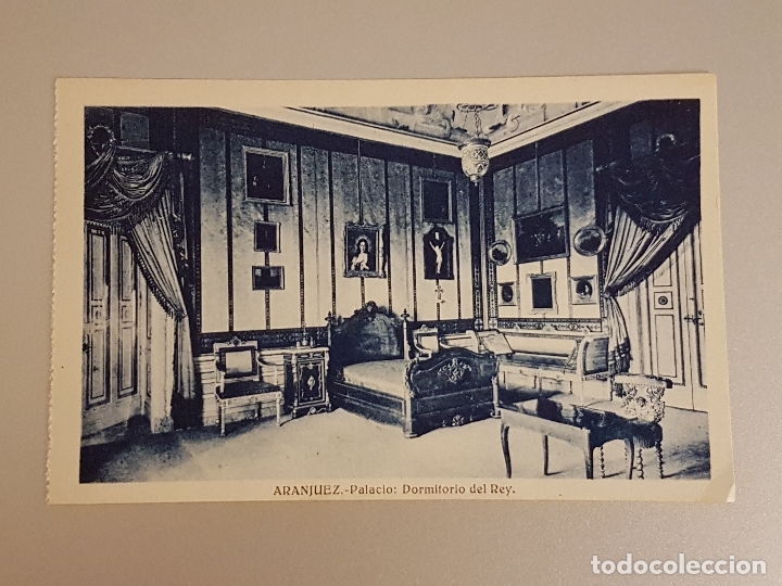 Postales: Aranjuez Madrid palacio dormitorio del rey - Foto 1