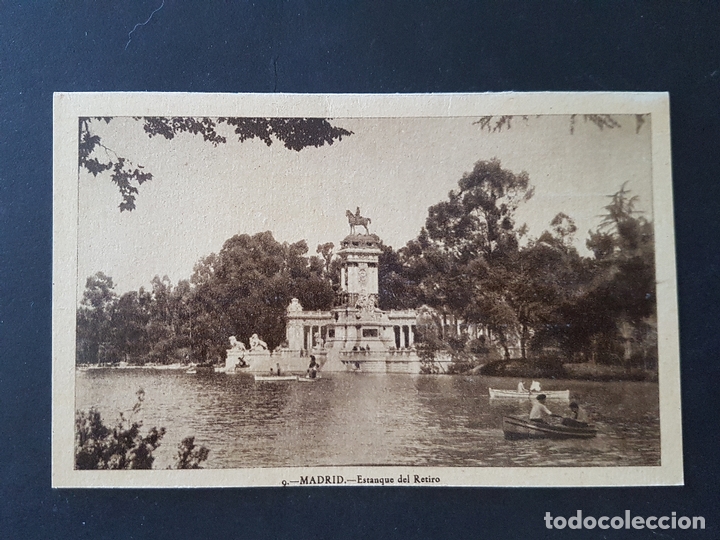 Postales: MADRID ESTANQUE DEL RETIRO - Foto 1