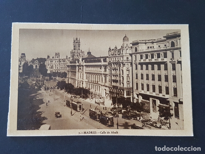 Postales: MADRID CALLE DE ALCALA - Foto 1