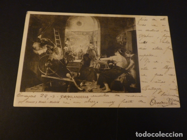 Postales: MADRID MUSEO DEL PRADO LAS HILANDERAS - Foto 1
