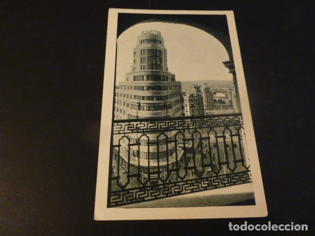 Postales: MADRID AVENIDA DE EDUARDO DATO Y EDIFICIO CARRION - Foto 1