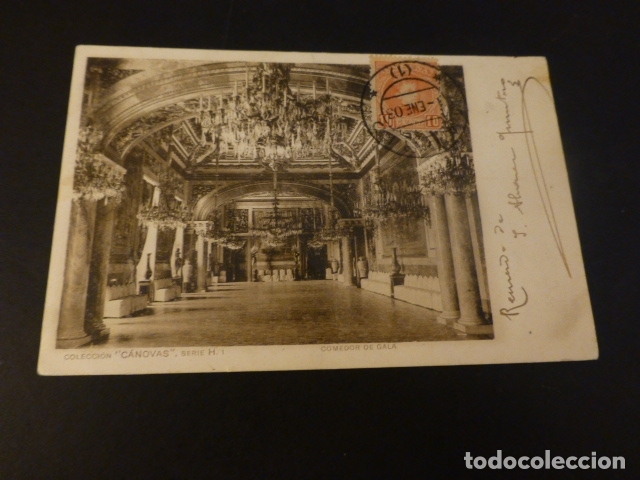 Postales: MADRID PALACIO REAL COMEDOR DE GALA - Foto 1