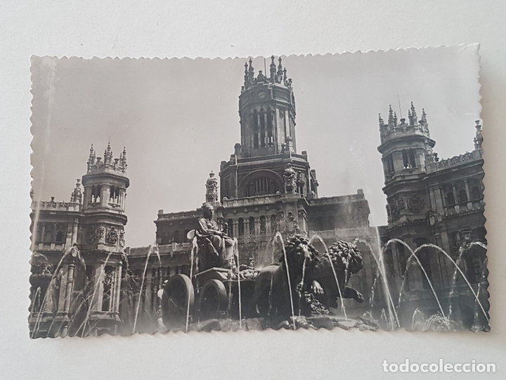Postales: PALACIO DE COMUNICACIONES Y CIBELES MADRID - Foto 1