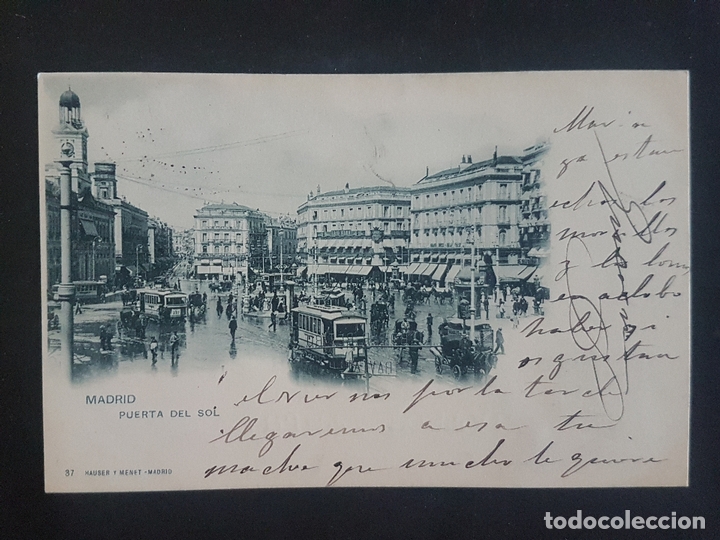 Postales: MADRID PUERTA DEL SOL - Foto 1
