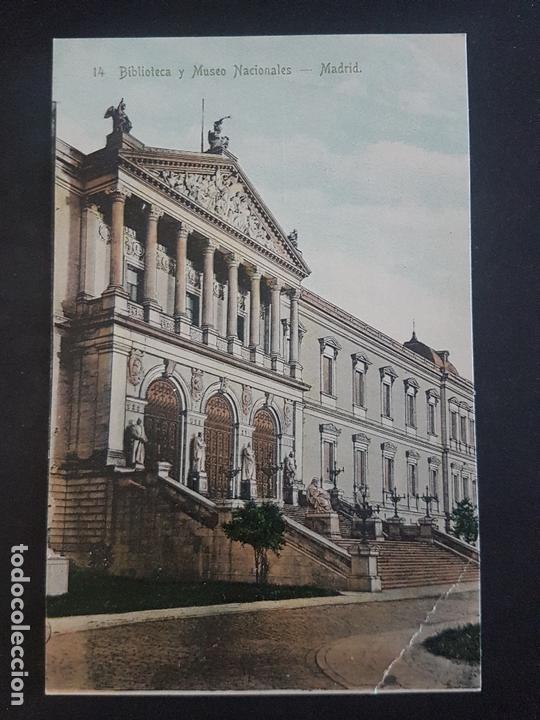 Postales: MADRID BIBLIOTECA Y MUSEOS NACIONALES - Foto 1