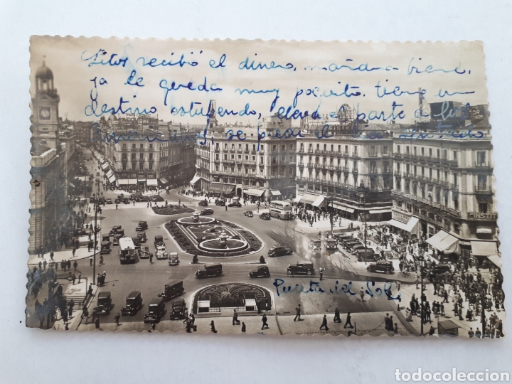 Postales: MADRID. Puerta del Sol. Circa: 1955 - Foto 1