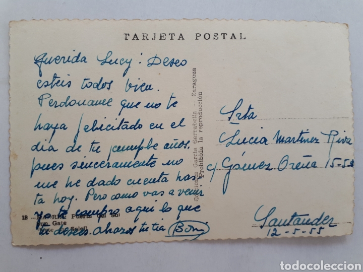 Postales: MADRID. Puerta del Sol. Circa: 1955 - Foto 2