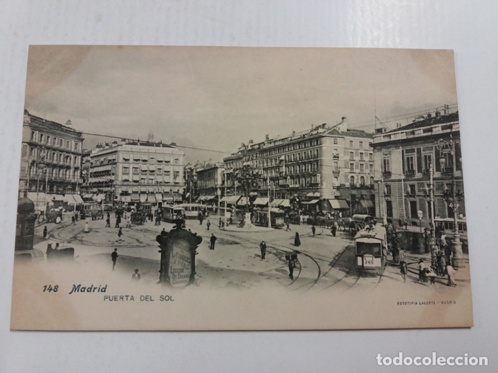 Postcards: MADRID-PUERTA DEL SOL-148-LACOSTE-REVERSO SIN DIVIDIR-VER FOTOS-(60.989)