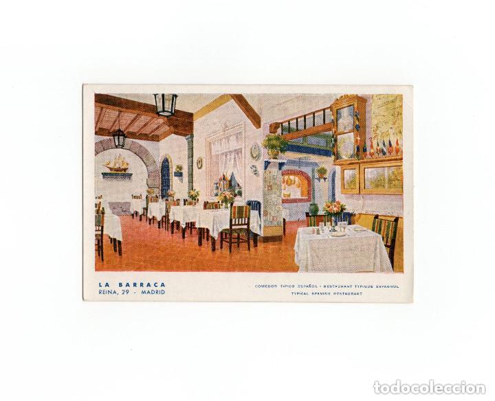 Postales: MADRID.- LA BARRACA. COMIDA T&Iacute;PICA ESPA&Ntilde;OLA. - Foto 1
