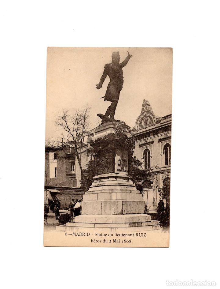 Postales: MADRID.- MONUMENTO A JACINTO RUIZ, H&Eacute;ROE DEL 2 DE MAYO. - Foto 1