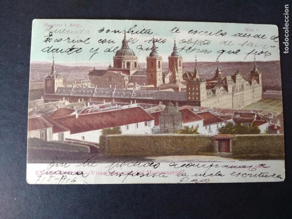 Postales: EL ESCORIAL VISTA DEL MONASTERIO - Foto 1