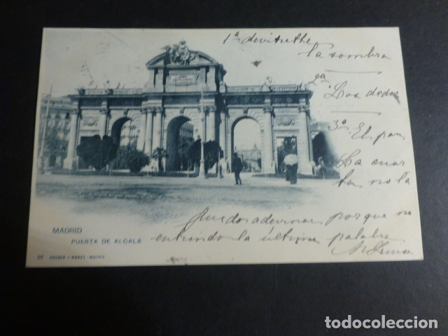 Postales: MADRID PUERTA DE ALCALA HAUSER Y MENET - Foto 1