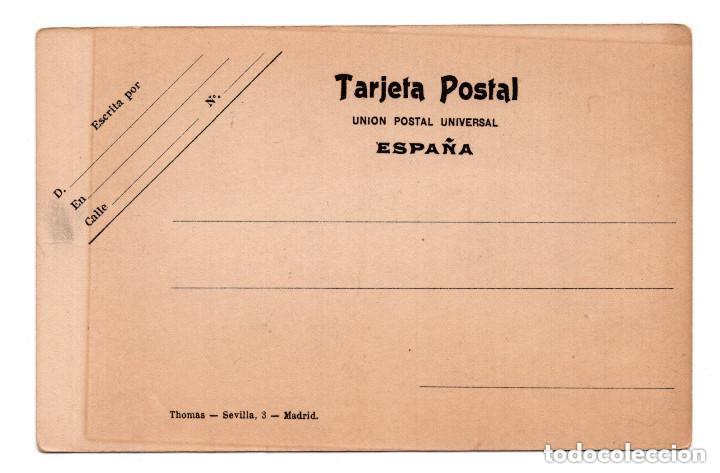 Postales: MADRID.- BATALLA DE LAS PLUMAS.EDICI&Oacute;N FRANCESA - Foto 2