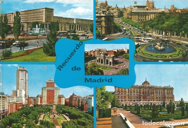 Postales: [POSTAL] Recuerdo de Madrid (sin circular) - Foto 1