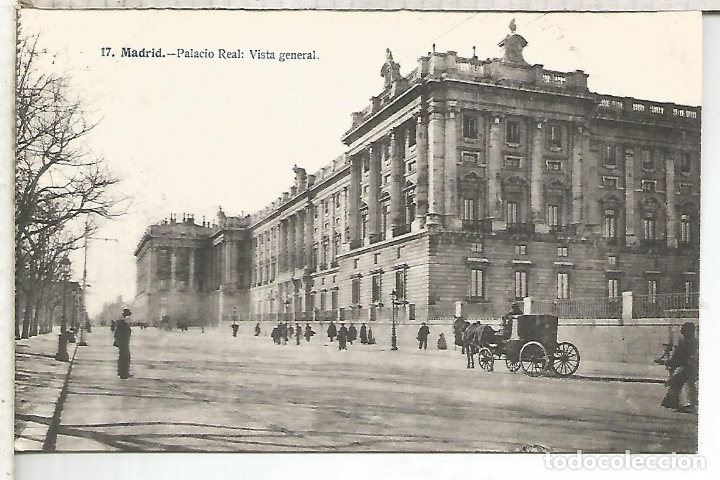 Postales: MADRID PALACIO REAL SIN ESCRIBIR - Foto 1