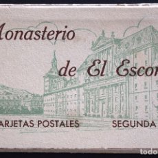 Postales: MONASTERIO DE EL ESCORIAL - TIRA 20 TARJETAS POSTALES - SEGUNDA SERIE - HAUSER Y MENET. Lote 172638622