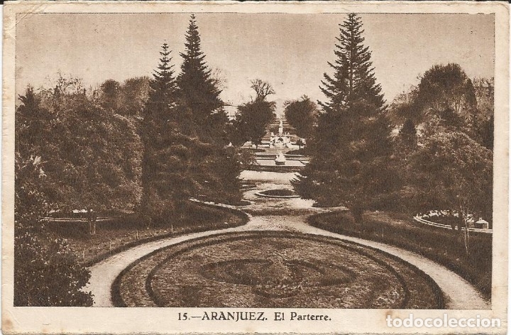 Postales: [Postal] El Parterre. Aranjuez (Madrid) (sin circular) - Foto 1