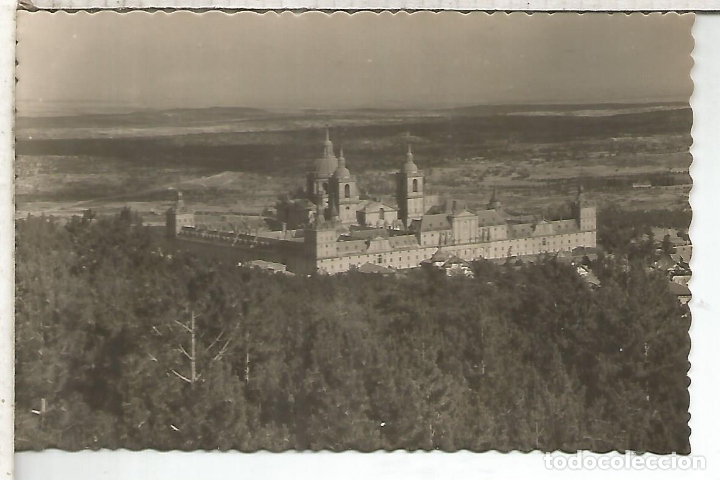 Postales: MADRID MONASTERIO EL ESCORIAL ESCRITA - Foto 1