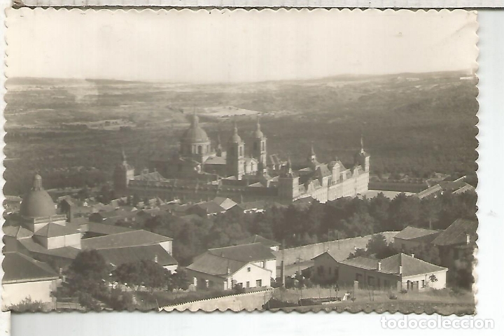Postales: MADRID MONASTERIO EL ESCORIAL ESCRITA - Foto 1