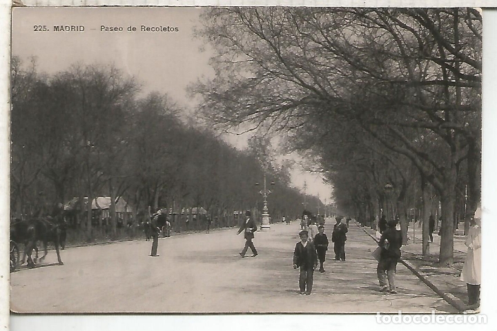 Postales: MADRID RECOLETOS SIN E SCRIBIR - Foto 1